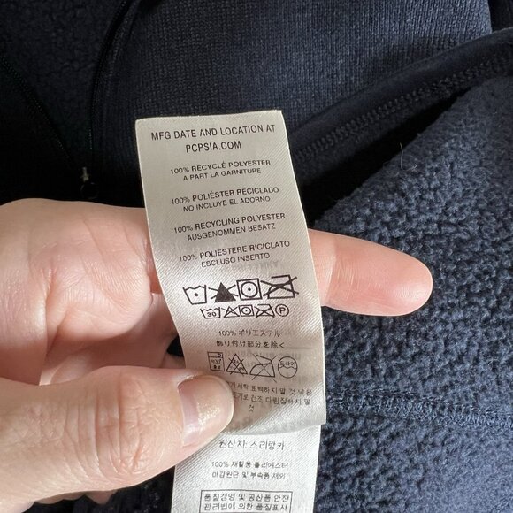 Patagonia Better Sweater Women’s‎ Medium quarter Zip Teal Blue Thermal Pull Over - Picture 8 of 11